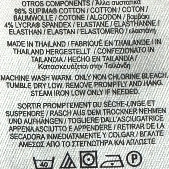 Brooks Brothers Cotton Striped Button-Down Shirt Blue White Contrast Collar 6P - Picture 7 of 7